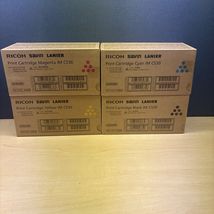 Genuine Ricoh 418236 Black, 418237 Cyan, 418238 Magenta, 418239 Yellow T... - $198.00