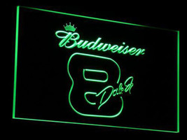 Budweiser 8 Dale Jr. LED Neon Sign Decor Crafts Display Glowing - £20.44 GBP+