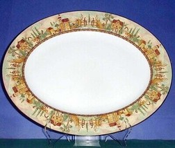 Lenox Mosaico D&#39;Italia Large Oval Serving Platter 16&quot; Made in USA New - $1,657.09 MXN