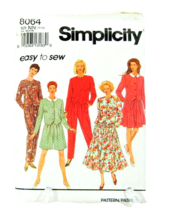 Simplicity Pattern 8064 Size NN Misses/Miss Petite Skirt Pants Shorts Top UNCUT - $6.50