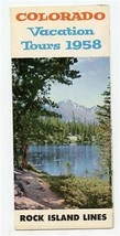 Rock Island Lines Colorado Vacation Tours 1958 Brochure Fares Itineraries - £17.05 GBP