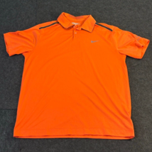Nike Golf Tour Performance Dri-fit Men’s Polo Orange Size Large Kaanapal... - $19.74