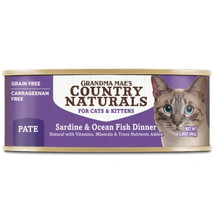 Grandma Mae&#39;s Country Naturals Pate Dinner Canned Cat Food Sardine &amp; Ocean Fish - £60.88 GBP