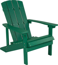 Flash Furniture JJ-C14501-GRN-GG Charlestown All-Weather Adirondack Chair - Gree - £161.58 GBP