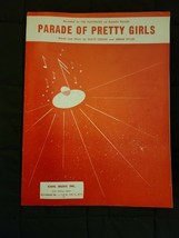 Vintage Sheet Music Parade Of Pretty Girls, The Playmates - $6.57