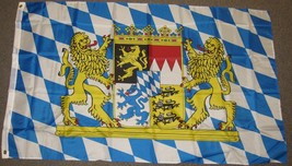 3x5 Bavaria Lions Flag Germany Oktoberfest German F044 - £3.92 GBP