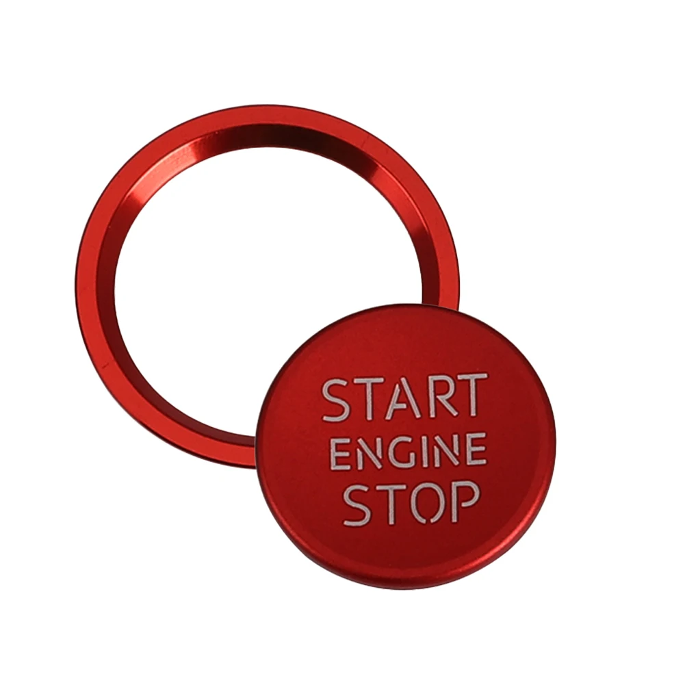 2Pcs/set  Auto Engine t Stop Button Ring Cover Case Sticker For  A6 B8 A... - $45.26