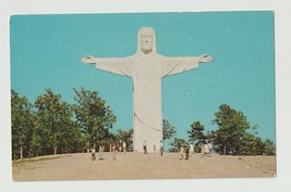 Postcard AR Arkansas Eureka Springs The Christ of the Ozarks Chrome Unused - £3.89 GBP