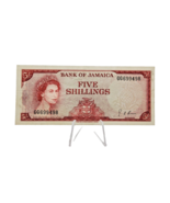 Jamaica Banknote P-61A  5 SCHILLING 1964  ~ Circulated, Crispy, nice condition - $630.36 MXN