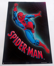 Spiderman Poster From 1989  Marvel Comics  Vintage And Rare! - £24.08 GBP