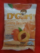 2 Pack D'gari Gelatin Dessert Peach FLAVOR/GELATINA De Durazno - $11.88