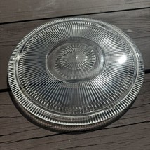 Clear Glass Cake Plate with Feet - £9.73 GBP