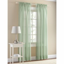 Mainstays Marjorie Sheer Voile Curtain Panel Select Color 59" x 84" - $12.84+