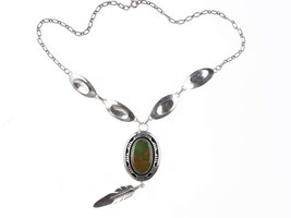 Marian Nez Navajo Sterling and turquoise necklace - £398.37 GBP