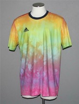 Adidas MLS Ombre Tie Tye Preshi LGBT Pride Ribbed Neck Pullover Shirt Mns XL NWT - £39.16 GBP
