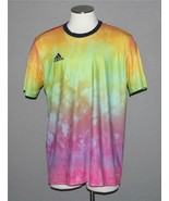 Adidas MLS Ombre Tie Tye Preshi LGBT Pride Ribbed Neck Pullover Shirt Mn... - $67.00 CAD