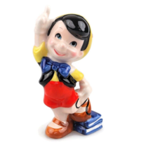 Vtg Disney Pinocchio Ceramic Figurine Made in Taiwan  books figure Collectible - £18.21 GBP