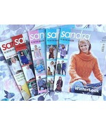 Lot of 5 Vintage SANDRA Knitting Magazines - EXCELLENT Cond! - $47.18 CAD
