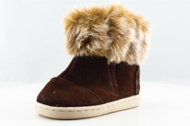 Toms Brown Suede Warm Boots Toddler Unisex Sz 4 - £17.27 GBP