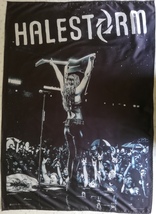 HALESTORM Live Lzzy Hale FLAG CLOTH POSTER BANNER CD HEAVY METAL - $20.00