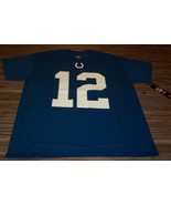 INDIANAPOLIS COLTS #12 ANDREW LUCK NFL FOOTBALL T-Shirt MENS LARGE NEW w... - £15.57 GBP