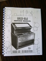 Rock-ola 448-449 &amp; 447 Jukebox Manual - £27.08 GBP