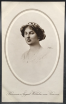 c1910 RPPC Princess Alexandra Victoria Wife of August Wilhelm Prussia Postcard - £7.46 GBP