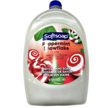 Softsoap Peppermint Snowflake Scent Moisturizing Hand Soap Large Refill 50oz - £19.41 GBP