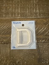 Simplicity Iron On Patch Letter D - $11.76