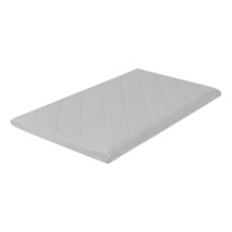 Gray Pack N Play Quilted Mattress Sheet  Ultra-Soft, Comfortable Portabl... - £19.17 GBP