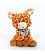 Cuddle Barn Jodey the Giraffe Alphabet Signing Stuffed Animal Toy 13” An... - $24.43 CAD