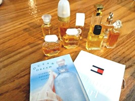 Lot of 9 Mini Perfume Bottles Ysatis.Givenchy, Estee Lauder Beautiful an... - $32.66