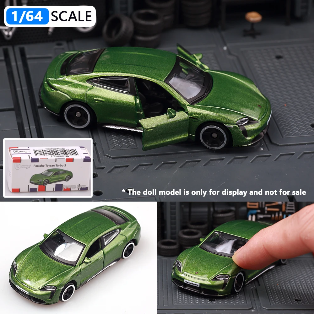 Bburago 1/64 Porsche 911 Volkswagen Ferrari Miniature Alloy Cars -PORSCHE TAYCAN - £12.00 GBP