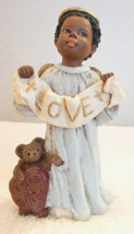 Vtg 1994 Martha Holcombe Figurines Angel Cieara #13 God Is Love Bears All Things - £14.34 GBP