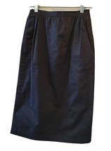 Emmanuel Ungaro Parallel Paris, Long Black Skirt Vintage Sz 0 Pockets - £22.09 GBP