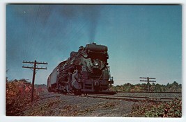 Railroad Postcard Locomotive 1421 Steam Train Railway Boston &amp; Albany  Chrome - £7.29 GBP