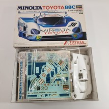 Hasegawa Minolta Toyota 88C Model Kit 1988 1/24 Scale Unbuilt AS IS - $48.37