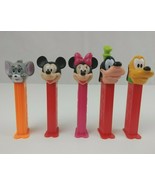 Vintage Lot Of 5 Disney Pez Dispensers Jerry, Minnie, Mickey, Goofy, Pluto - £10.04 GBP