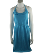 ORageous Misses Medium Blue Ruffled Halter Dress Coverup New with tags - £8.19 GBP