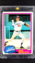 1981 Topps #191 Rick Sutcliffe Los Angeles Dodgers Baseball *Great Condi... - $2.54