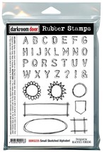 Cling Stamp Sm.Alphabt Small Sketched Alphabet - £15.97 GBP