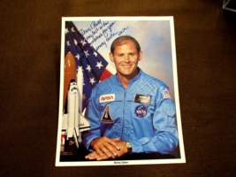 Sonny Carter STS-33 Nasa Astronaut Signed Auto Vintage Color Litho Jsa Beauty - £155.74 GBP