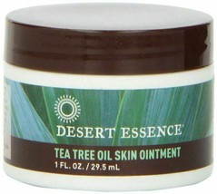 NEW Desert Essence Organics Tea Tree Oil Skin Ointment Soothing 1fl oz 29.5 mL - £8.67 GBP