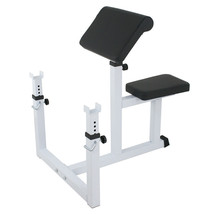 Commercial Weight Bench Seated Preacher 440lbs Strength Training Home Gy... - £89.63 GBP