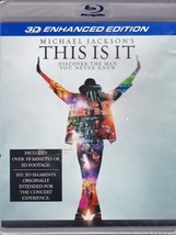 Michael Jackson This Is It 3D Enhanced Edtition Blu Ray 3D New! Thriller, Music - £34.95 GBP