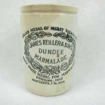 Antique 1910-20s Dundee Marmalade James Keiller &amp; Sons Stoneware Crock England - £62.92 GBP