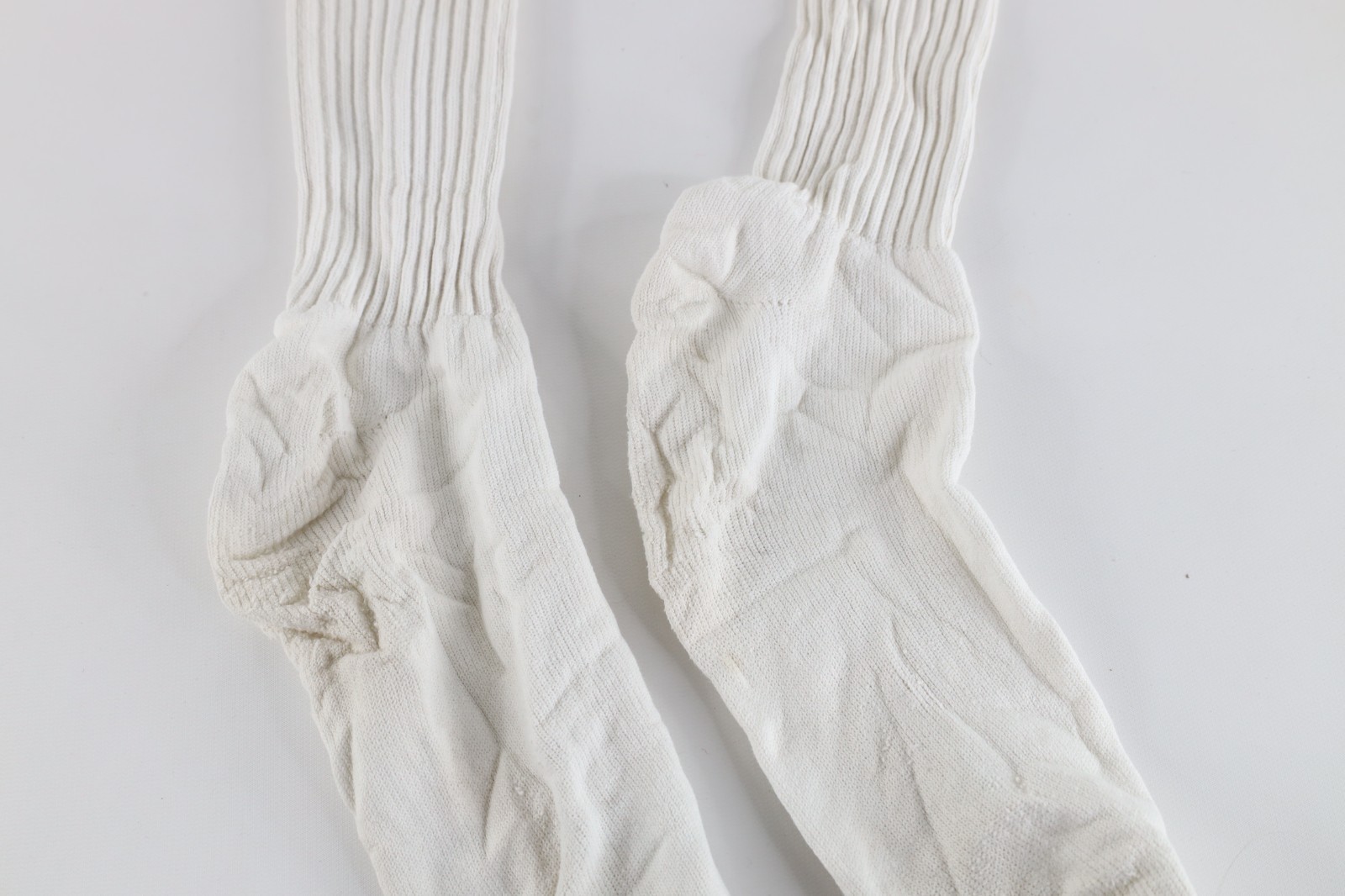 Vintage 80s 90s Nike Spell Out Travis Scott Swoosh Tube Socks White Mens Large Item image 3