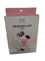 Needle Creations Crochet Kit “Cow”, Black & White Plush , "Dottie" - $11.64