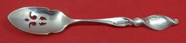 Silver Swirl by Wallace Sterling Silver Olive Spoon Pierced 5 3/4&quot; Custom Made - £46.68 GBP