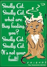 Friends TV Series Smelly Cat Song Lyrics Photo Image Refrigerator Magnet UNUSED - £3.13 GBP